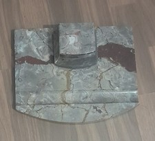 Tisch Set Marmor Optik 20x25x7,5 cm