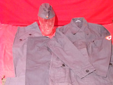 DDR DRK DAMEN Uniform (Jacke+Hose+Rock+Käppi) Gr. m88+m53+54 (#23)(1960er J.)