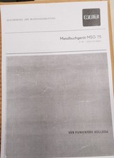 MSG 75 Metalldetektor