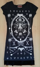 Kleid Gothic Rockabilly Vitriol Alchemy Schwarz