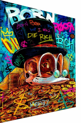 Pop art geld - pop, leinwand
