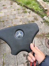 Mercedes  W201 W124 Lenkrad Abdeckung Prallplatte Emblem Stern TOP