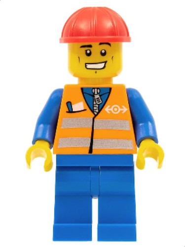 Lego train minifigur - train, trn232