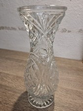 Vase Pressglas/ Glas,  Vintage