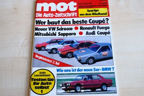 Mot 1981 vw scirocco - mot,