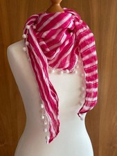 Dreieckstuch pink weiß