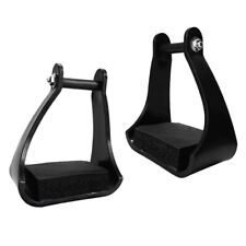 Pferdesattel Western Steigbügel Reiten Stahlbügel Mit Schaumstufen