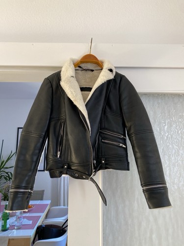 Kunstlederjacke mit futter - kunstlederjacke,