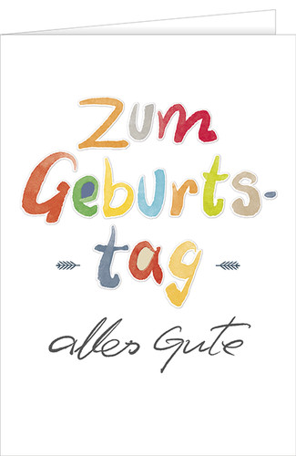 Geburtstag große xxl karte - geburtstag, a4