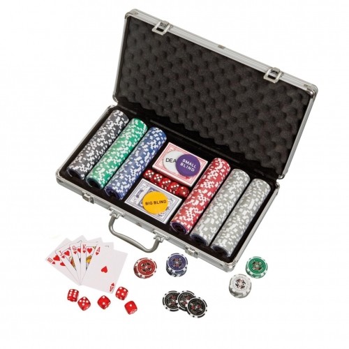 Pokerchips aluminiumkoffer - -,