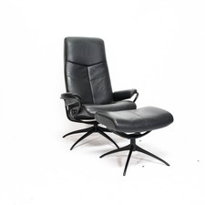Ekornes Stressless Dublin High Back  (M) mit Hocker Relaxsessel Fernseh Leder Sc