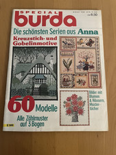 Burda Special Kreuzstich Gobelin , schönste 60 Serien aus Anna 1988