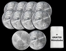 10x 1 oz Titanmedaille +