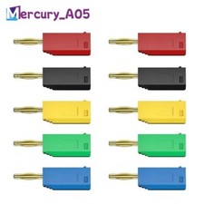 2mm stapelbarer Bananenstecker vergoldeter Stecker für Lautsprecher-Verstärker