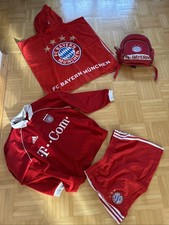 Bayern München Badeponcho Rucksack Shirt Kinder Gr.  104 Rot Wei Set FCB  Poncho