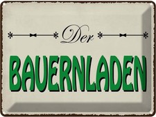 Blechschild 30x40 cm