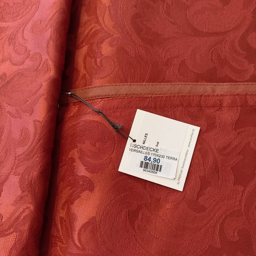Tischdecke oval 170 230 - 170/, terra