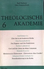 Theologische akademie band - theologische, 6