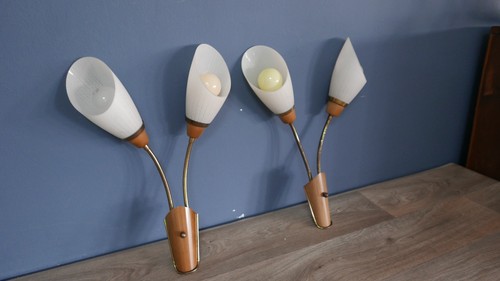50er 60er tütenlampe lampe - 2x,