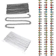 1M Dekorativ Strass Kette für