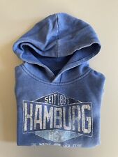 HSV SWEATSHIRT HOODIE PULLOVER PULLI GR.128 BLAU 8 JAHRE JUNGEN ORIGINAL PRODUKT