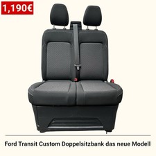 Ford Transit Custom V710 & VW T7 Sitzbank Sitz Doppelsitzbank Neu Modell