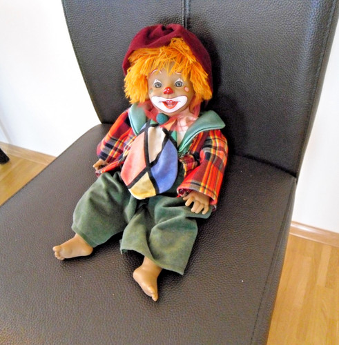 Clown puppe groß - clown,