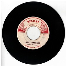 #163 MEGA RARE 1969 REGGAE 45 RESORT JA THE LOVE DEMENSION " LORD STARFISHER "