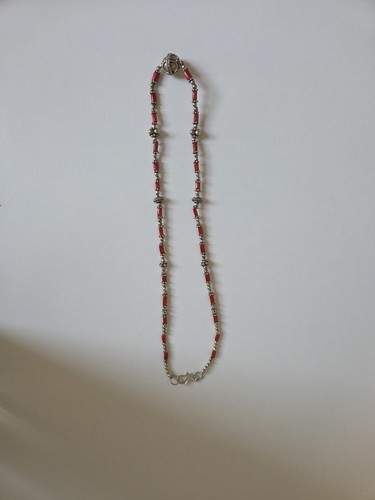 Halskette mit roten - halskette,