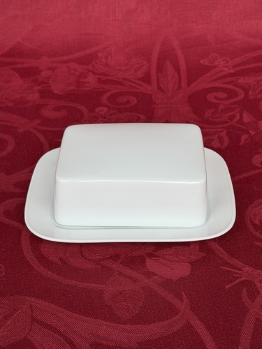 Polygon butterdose weiß - butterdose,