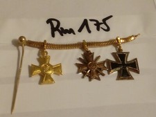 Orden Modell 57 EK 2kl, KVK 2kl, Treue Dienste Kreuz an Kette 16mm  (rm175)