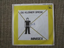 MINISEX Du kleiner Spion 7" Single Vinyl NDW wave synth Austria POP 80er 80s