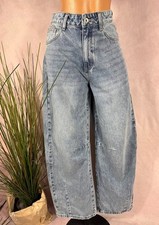 Damen Jeans High Waist wide Leg Baggy fit Melly Co 7323 XS S M L XL