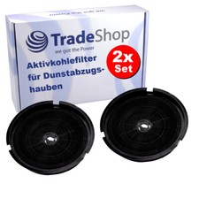 2 Aktiv Kohlefilter rund für