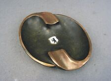Design WALTER BOSSE - seltener massiv Bronze Aschenbecher - 50er - 60er Jahre