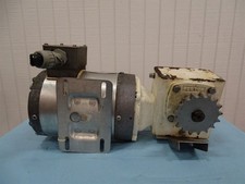 BOSTON IDCSWDM3538 MOTOR 1/2HP 1750-6000RPM 3PH W/ BOSTON GEAR REDUCER (31754 -