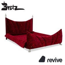 Bretz Ali Baba Stoff Bett Rot 160×200