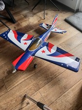 Kunstflug Modell, BalsaHolz Mit Folie Bespannt. Großer Elektromotor Umbau.