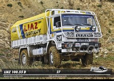 Postkarte truck liaz - truck,
