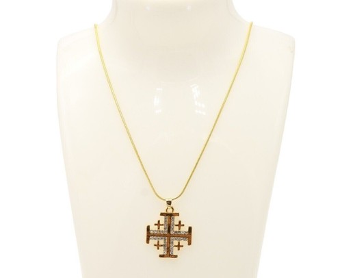 Jerusalem gold filled kreuz - jerusalem,