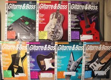 Gitarre & Bass Fachzeitschrift  Jahrgang 1995 Juni bis Dez. (7 Hefte) RAR