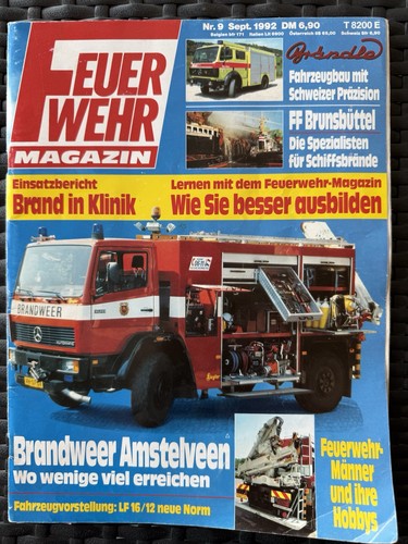 Feuerwehr magazin 1992 fire - feuerwehr,