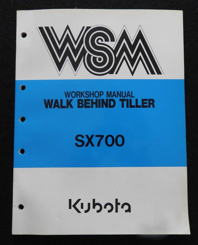 Original kubota 700 sx700 - original,