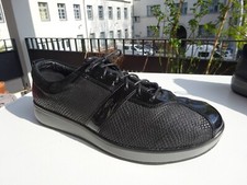 JOYA EMMA Black Snake Da Schuhe Sneaker Leder SWISS Made Gr.40 1/3(UK6,5) f.Neuw