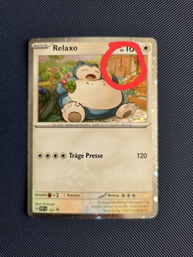 Pokemon karte relaxo black - pokemon,