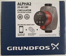 Grundfos Alpha2 25-60 Hocheffizienz-Umwälzpumpe, 180 mm (99261730)