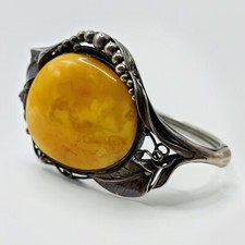 Jugendstil silber butterscotch