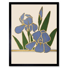 Blume Iris Vintage Werbung