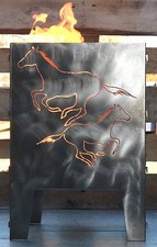 Feuerkorb Pferd 400 x 400 Serie Coybo Feuerschale Gartenfeuer Feuerstelle