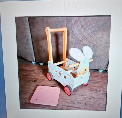 Lauflernwagen hase sitz holz - lauflernwagen,